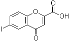 structure of CAS# 35204-43-4, 6-碘-4-氧代-4H-1-苯并吡喃-2-羧酸