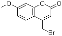 4-溴甲基-7-甲氧基香豆素分子结构 (CAS 35231-44-8)