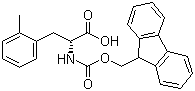 structure of CAS# 352351-63-4, Fmoc-2-甲基-D-苯丙氨酸