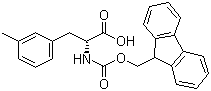 structure of CAS# 352351-64-5, N-芴甲氧羰基-3-甲基-D-苯丙氨酸