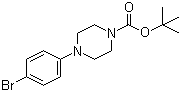 structure of CAS# 352437-09-3, 1-叔丁氧羰基-4-(4-溴苯基)哌嗪