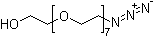 23-Azido-3,6,9,12,15,18,21-heptaoxatricosan-1-ol molecular structure (CAS 352439-36-2)