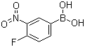 structure of CAS# 352530-22-4, 4-氟-3-硝基苯硼酸