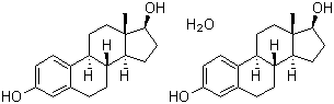 structure of CAS# 35380-71-3, beta-雌二醇半水合物
