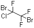 structure of CAS# 354-51-8, 1-氯-1,2-二溴-1,2,2-三氟乙烷