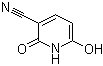structure of CAS# 35441-10-2, 1,2-二氢-6-羟基-2-氧代-3-氰基吡啶
