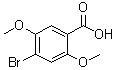 structure of CAS# 35458-39-0, 4-溴-2,5-二甲氧基苯甲酸
