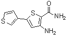 structure of CAS# 354812-17-2, 4-氨基-[2,3']联噻吩-5-甲酰胺