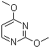 structure of CAS# 3551-55-1, 2,4-二甲氧基嘧啶