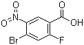 structure of CAS# 355423-16-4, 4-溴-2-氟-5-硝基苯甲酸