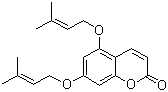 CAS # 35590-38-6, 5,7-Bis(isopentenyloxy)coumarin, 5,7-Bis[(3-methyl-2-butenyl)oxy]-2H-1-benzopyran-2-one