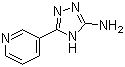 CAS # 35607-27-3, 5-(Pyridin-3-yl)-4H-1,2,4-triazol-3-amine, 3-(3-Pyridyl)-5-amino-1,2,4-triazole, 3-Amino-5-(3-pyridyl)-1,2,4-triazole