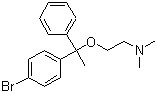 CAS 登录号：3565-72-8, 1-(2-二甲基氨基乙氧基)-1-(对溴苯基)-1-苯基乙烷