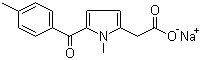 CAS # 35711-34-3, Tolmetin sodium, Sodium 1-methyl-5-(4-methylbenzoyl)-1H-pyrrole-2-acetate