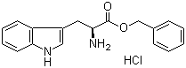 structure of CAS# 35858-81-2, L-色氨酸苄酯盐酸盐