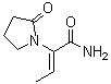 structure of CAS# 358629-47-7, (alphaZ)-alpha-亚乙基-2-氧代-1-吡咯烷乙酰胺