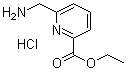structure of CAS# 359015-11-5, 6-(氨基甲基)-2-吡啶甲酸乙酯盐酸盐