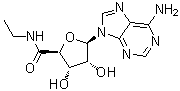 5'-N-Ethylcarboxamidoadenosine molecular structure (CAS 35920-39-9)