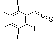 structure of CAS# 35923-79-6, 五氟苯基异硫氰酸酯