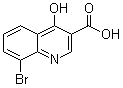 structure of CAS# 35973-17-2, 8-溴-4-羟基-3-喹啉羧酸