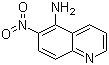 structure of CAS# 35975-00-9, 5-氨基-6-硝基喹啉