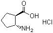 structure of CAS# 359849-58-4, (1S,2S)-(-)-2-氨基-1-环戊烷羧酸盐酸盐