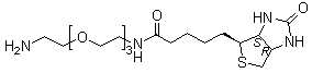 structure of CAS# 359860-27-8, (+)-生物素基 3,6,9-三氧杂十一碳二胺