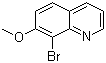 structure of CAS# 36023-06-0, 8-溴-7-甲氧基喹啉