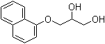 structure of CAS# 36112-95-5, 3-(1-Naphthalenyloxy)-1,2-propanediol