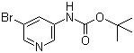 structure of CAS# 361550-43-8, (5-溴吡啶-3-基)氨基甲酸叔丁酯