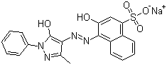 Mordant Red 7 molecular structure (CAS 3618-63-1)