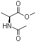 structure of CAS# 3619-02-1, N-Acetyl-L-alanine methyl ester