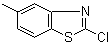 2-氯-5-甲基苯并噻唑分子结构 (CAS 3622-31-9)