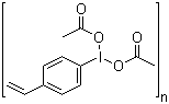 structure of CAS# 36290-94-5, Polystyrene iodosoacetate