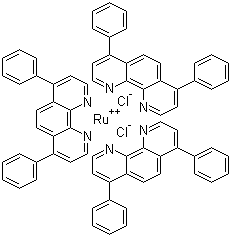 structure of CAS# 36309-88-3, 三(4,7-二苯基-1,10-邻菲啰啉)二氯化钌