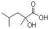 structure of CAS# 3639-23-4, 2-Hydroxy-2,4-dimethylpentanoic acid