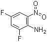 structure of CAS# 364-30-7, 2,4-二氟-6-硝基苯胺