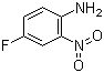 structure of CAS# 364-78-3, 4-氟-2-硝基苯胺