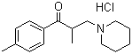 structure of CAS# 3644-61-9, Tolperisone hydrochloride