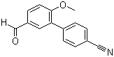 CAS # 364590-88-5, 5'-Formyl-2'-methoxy-[1,1'-biphenyl]-4-carbonitrile, 4'-Cyano-6-methoxy-1,1'-biphenyl-3-carboxaldehyde