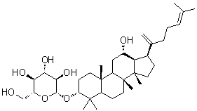 CAS # 364779-14-6, Ginsenoside Rk2, 3beta,12beta-Dihydroxydammar-20(21),24-diene-3-O-beta-D-glucopyranoside, PAN 20