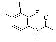 structure of CAS# 365-29-7, 2',3',4'-Trifluoroacetanilide