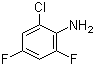 structure of CAS# 36556-56-6, 2-Chloro-4,6-difluoroaniline