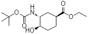 structure of CAS# 365997-33-7, (1S,3R,4R)-3-(叔丁氧羰基氨基)-4-羟基环己烷-1-羧酸乙酯