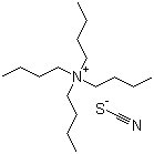 structure of CAS# 3674-54-2, 硫氰酸四丁基铵