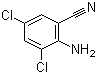 structure of CAS# 36764-94-0, 2-氨基-3,5-二氯苯腈