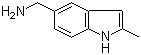 structure of CAS# 36798-25-1, [(2-甲基-1H-吲哚-5-基)甲基]胺