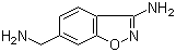 structure of CAS# 368426-78-2, 3-氨基-1,2-苯并异恶唑-6-甲胺