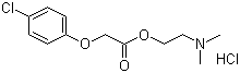 structure of CAS# 3685-84-5, Meclofenoxate hydrochloride