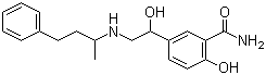 CAS 登录号：36894-69-6, 拉贝洛尔, 2-羟基-5-{1-羟基-2-[(1-甲基-3-苯基丙基)氨基]乙基}苯甲酰胺